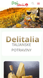 Mobile Screenshot of delitalia.sk